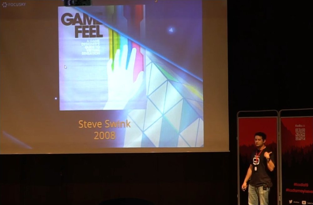 Giving the Game Feel talk at Kodla 2019